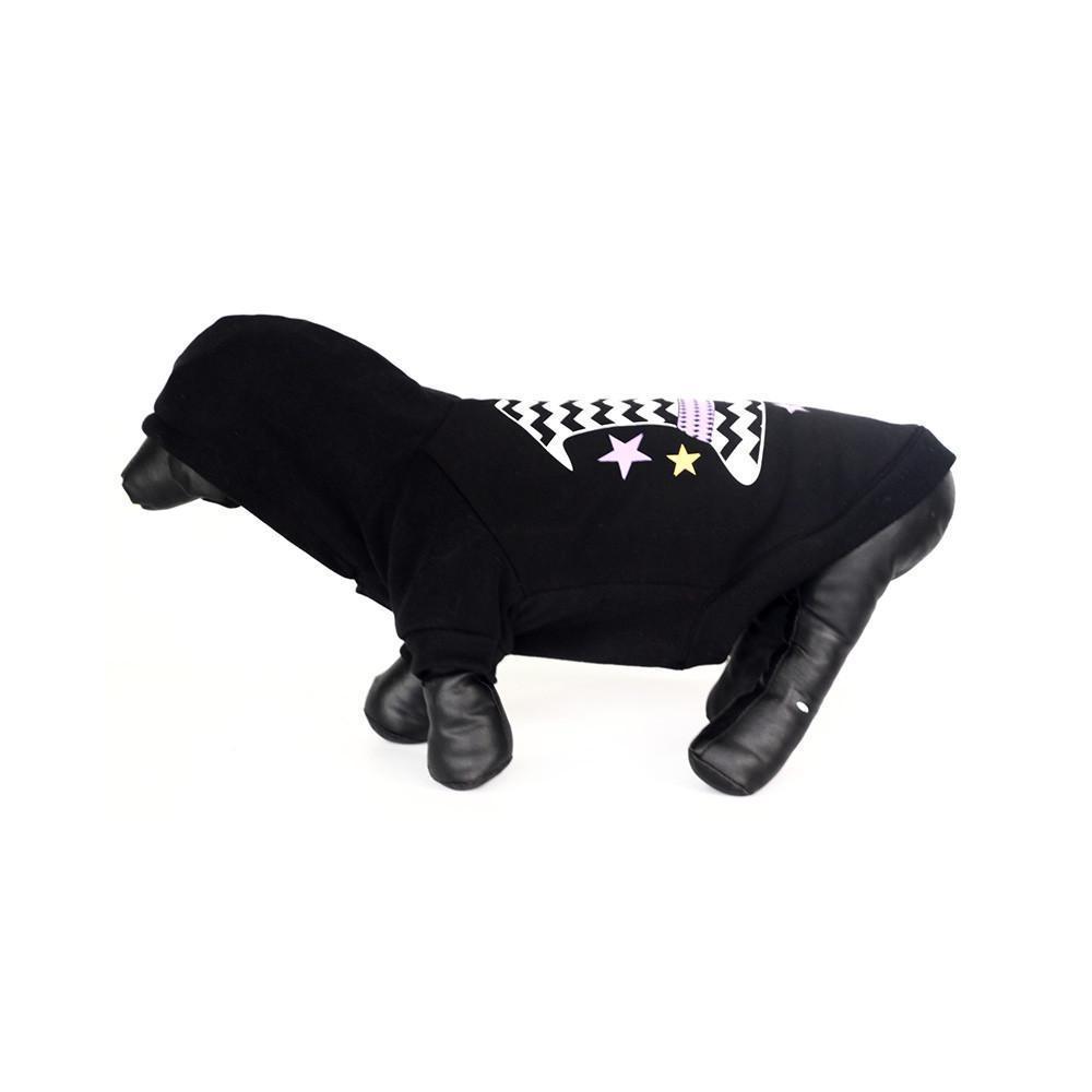 Pet Life ® LED Lighting 'Magical Hat' Hooded Dog Costume Sweater w/ Included Batteries - BIG FRENCHIES