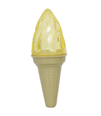 Pet Life ® 'Lick & Gnaw' Ice Cream Cone Freezable and Chewable Tossing Waterproof Floating Pet Dog Toy w/ Insertable Treat pocket - BIG FRENCHIES