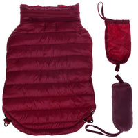 Pet Life ® Lightweight Adjustable and Collapsible 'Sporty Avalanche' Dog Coat w/ Pop-out Zippered Hood - BIG FRENCHIES
