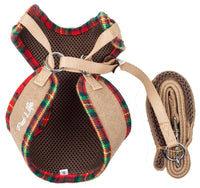 Pet Life ® Luxe 'Dapperbone' 2-In-1 Adjustable Fashion Dog Harness and Leash - BIG FRENCHIES
