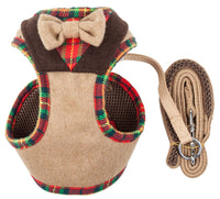 Pet Life ® Luxe 'Dapperbone' 2-In-1 Adjustable Fashion Dog Harness and Leash - BIG FRENCHIES