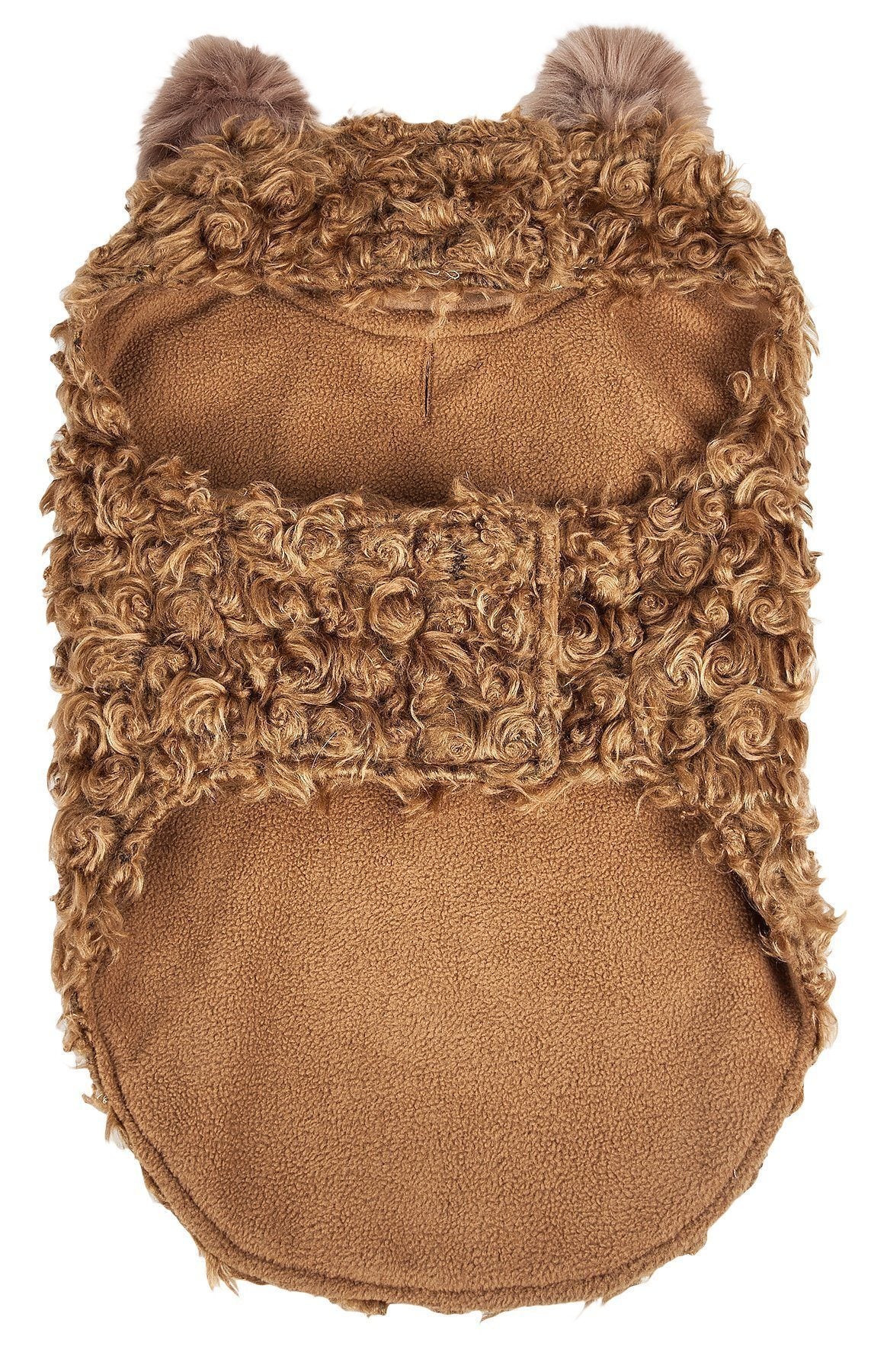 Pet Life ® Luxe 'Furpaw' Shaggy Elegant Fashion Designer Fur Dog Coat - BIG FRENCHIES