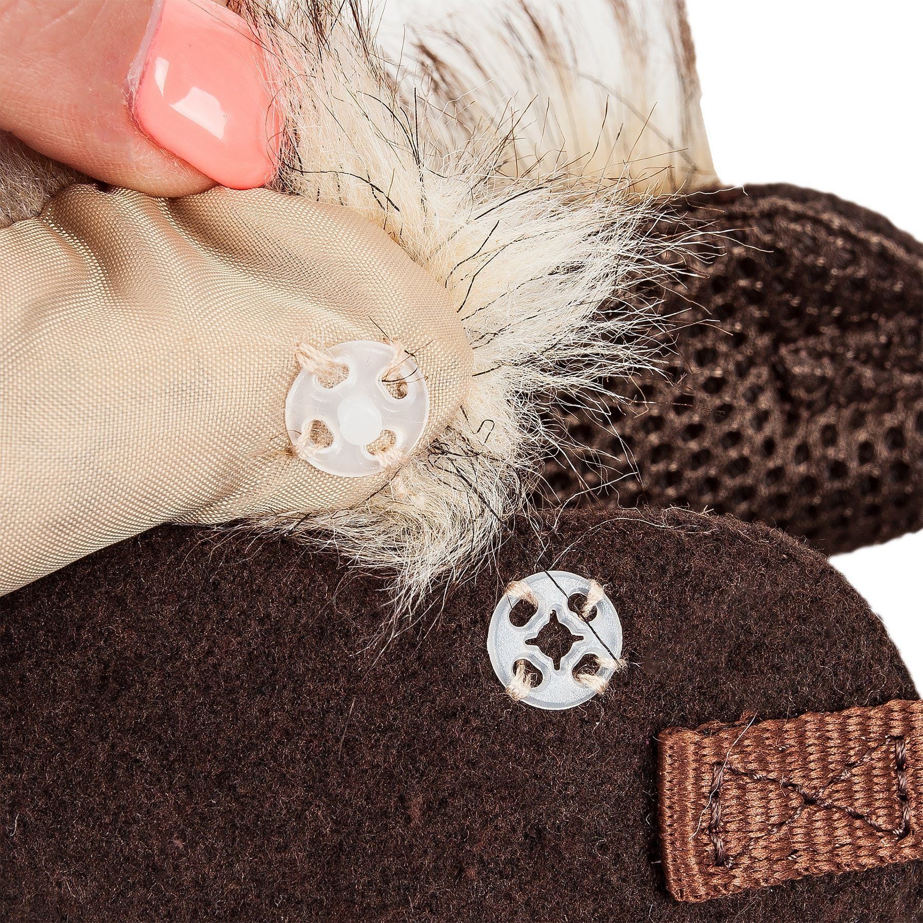 Pet Life ® Luxe 'Furracious' 2-In-1 Adjustable Dog Harness and Leash with Detachable Fur Collar - BIG FRENCHIES