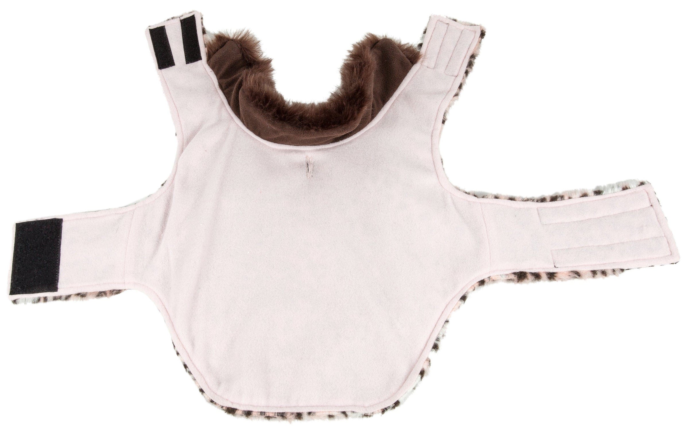 Pet Life ® Luxe 'Furracious' Cheetah Patterned Mink Designer Fashion Fur Dog Coat - BIG FRENCHIES