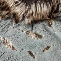 Pet Life ® Luxe 'Gold-Wagger' Gold-Leaf Fashion Designer Fur Dog Coat - BIG FRENCHIES