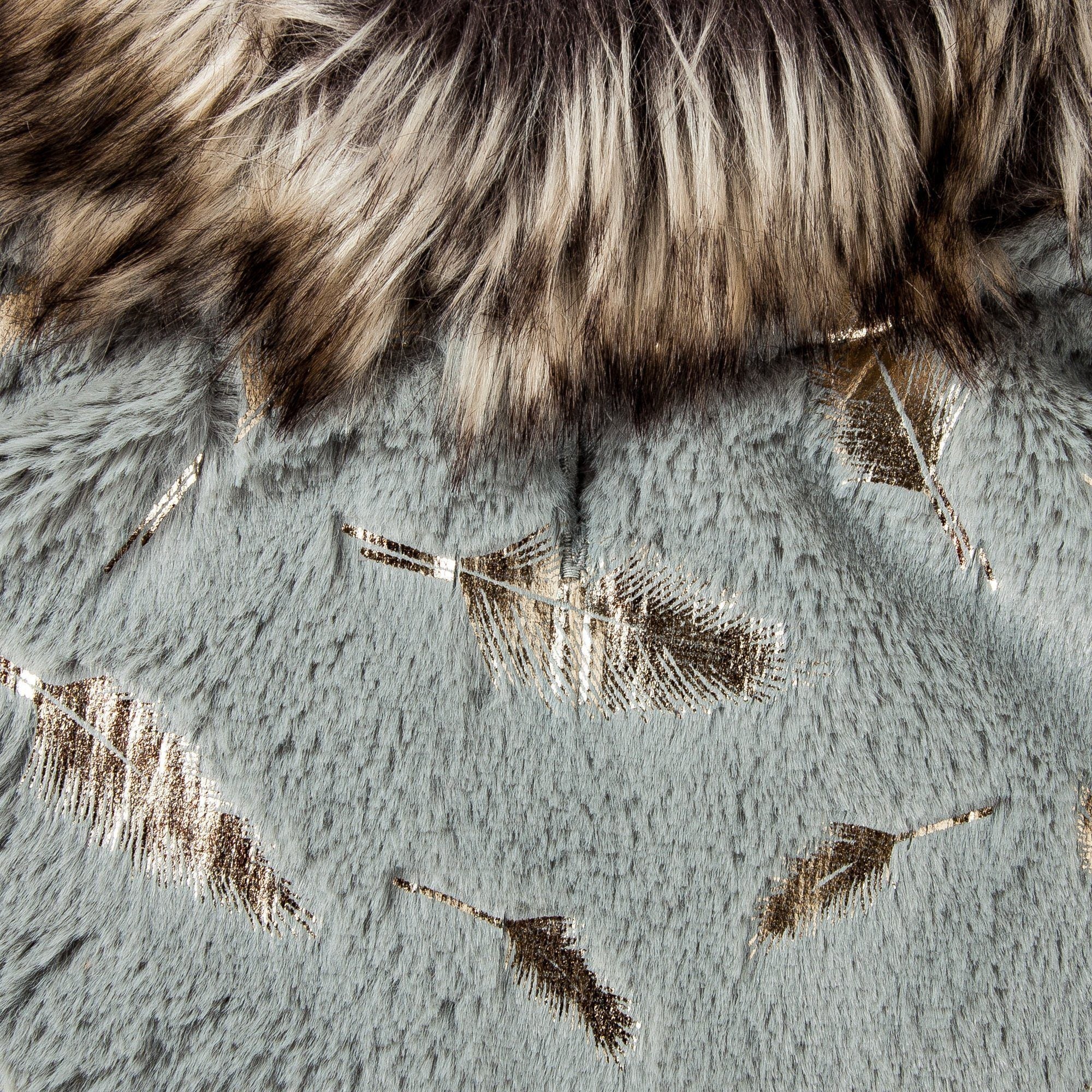 Pet Life ® Luxe 'Gold-Wagger' Gold-Leaf Fashion Designer Fur Dog Coat - BIG FRENCHIES