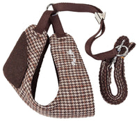 Pet Life ® Luxe 'Houndsome' 2-In-1 Adjustable Designer Dog Harness and Leash - BIG FRENCHIES
