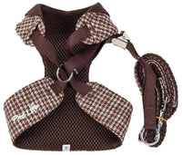 Pet Life ® Luxe 'Houndsome' 2-In-1 Adjustable Designer Dog Harness and Leash - BIG FRENCHIES