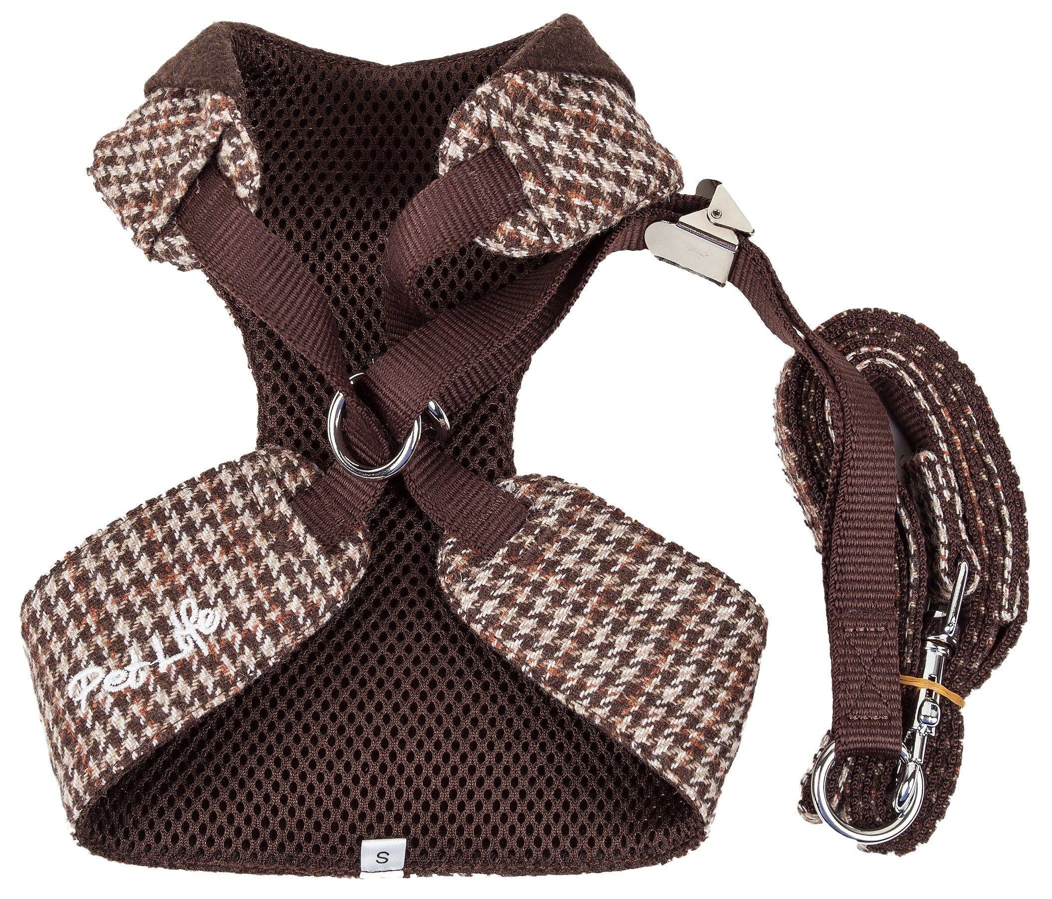 Pet Life ® Luxe 'Houndsome' 2-In-1 Adjustable Designer Dog Harness and Leash - BIG FRENCHIES