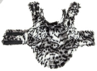 Pet Life ® Luxe 'Paw Dropping' Designer Gray-Scale Tiger Pattern Mink Fur Dog Coat - BIG FRENCHIES