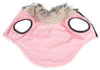 Pet Life ® Luxe 'Pinkachew' Charming Fashion Mink Fur Dog Coat - BIG FRENCHIES