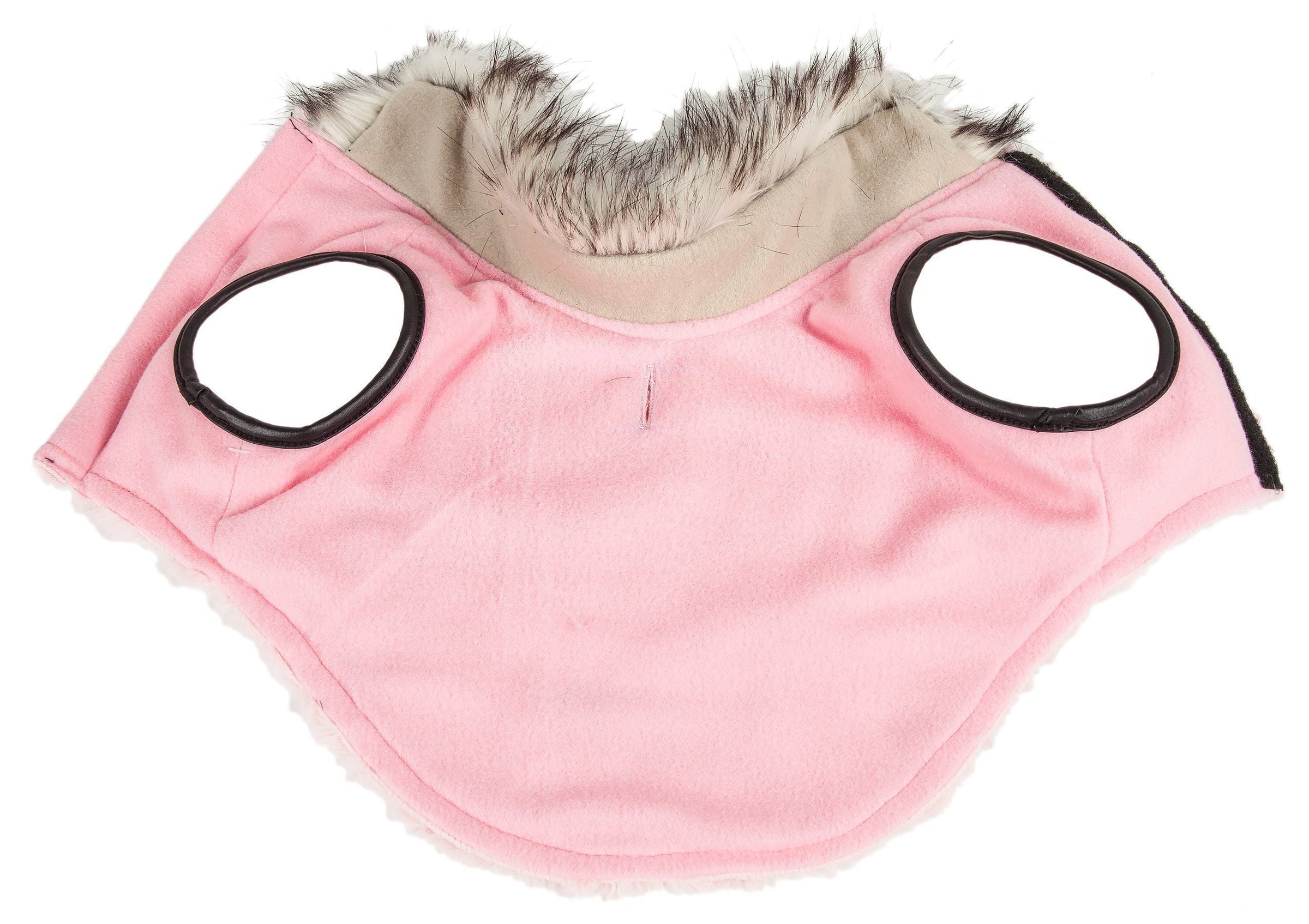 Pet Life ® Luxe 'Pinkachew' Charming Fashion Mink Fur Dog Coat - BIG FRENCHIES
