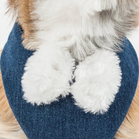 Pet Life ® Luxe 'Pom Draper' 2-In-1 Adjustable Fashion Dog Harness and Leash - BIG FRENCHIES