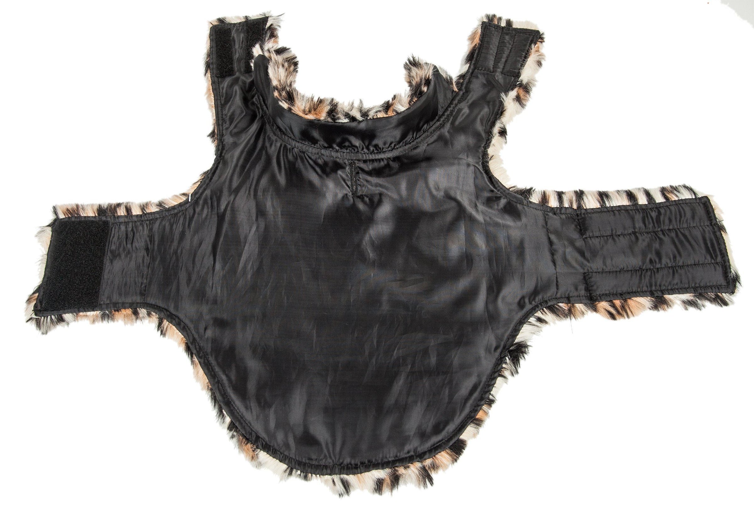 Pet Life ® Luxe 'Poocheetah' Cheetah-Spotted Designer Mink Fur Dog Coat - BIG FRENCHIES
