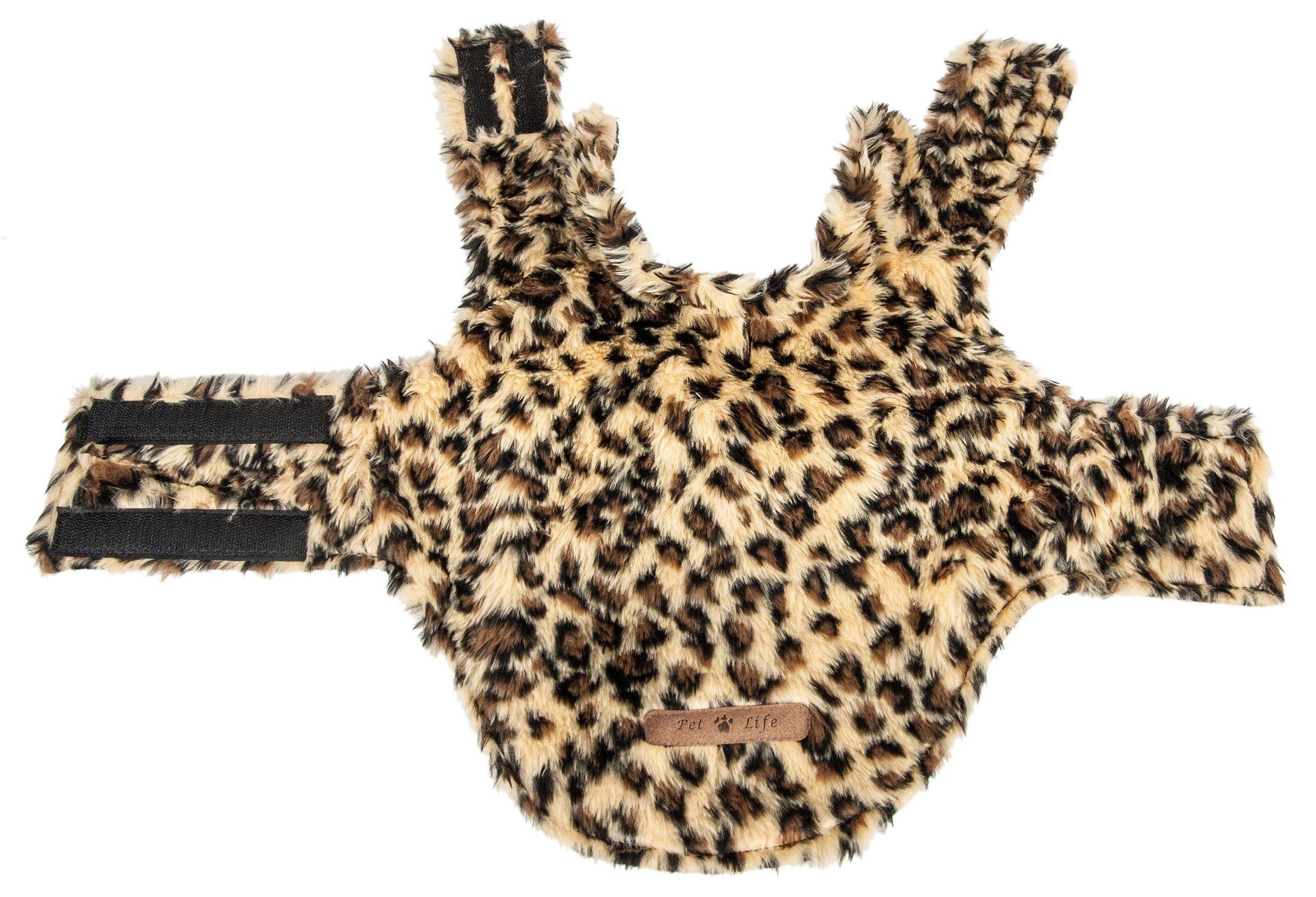 Pet Life ® Luxe 'Poocheetah' Cheetah-Spotted Designer Mink Fur Dog Coat - BIG FRENCHIES