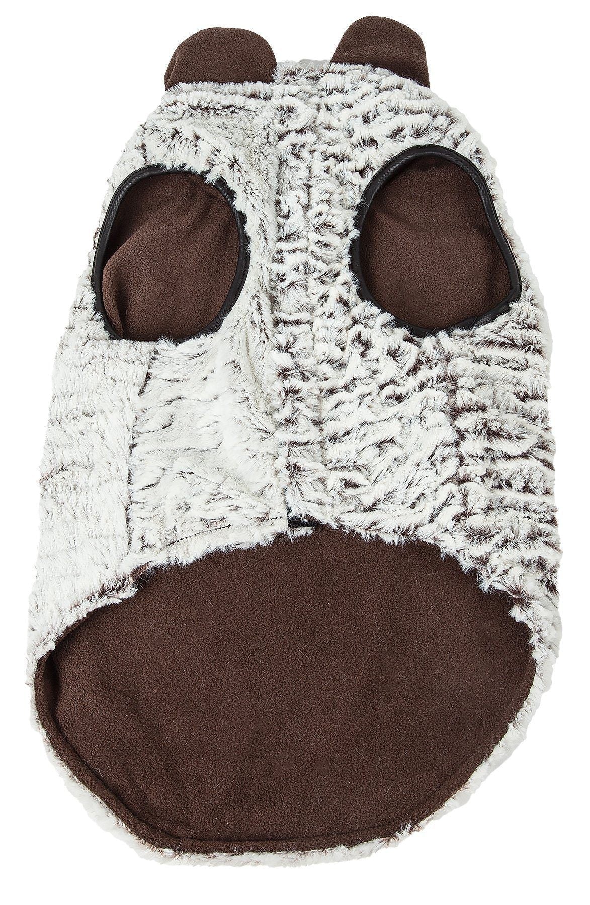 Pet Life ® Luxe 'Purrlage' Pelage Designer Fashion Fur Dog Coat - BIG FRENCHIES