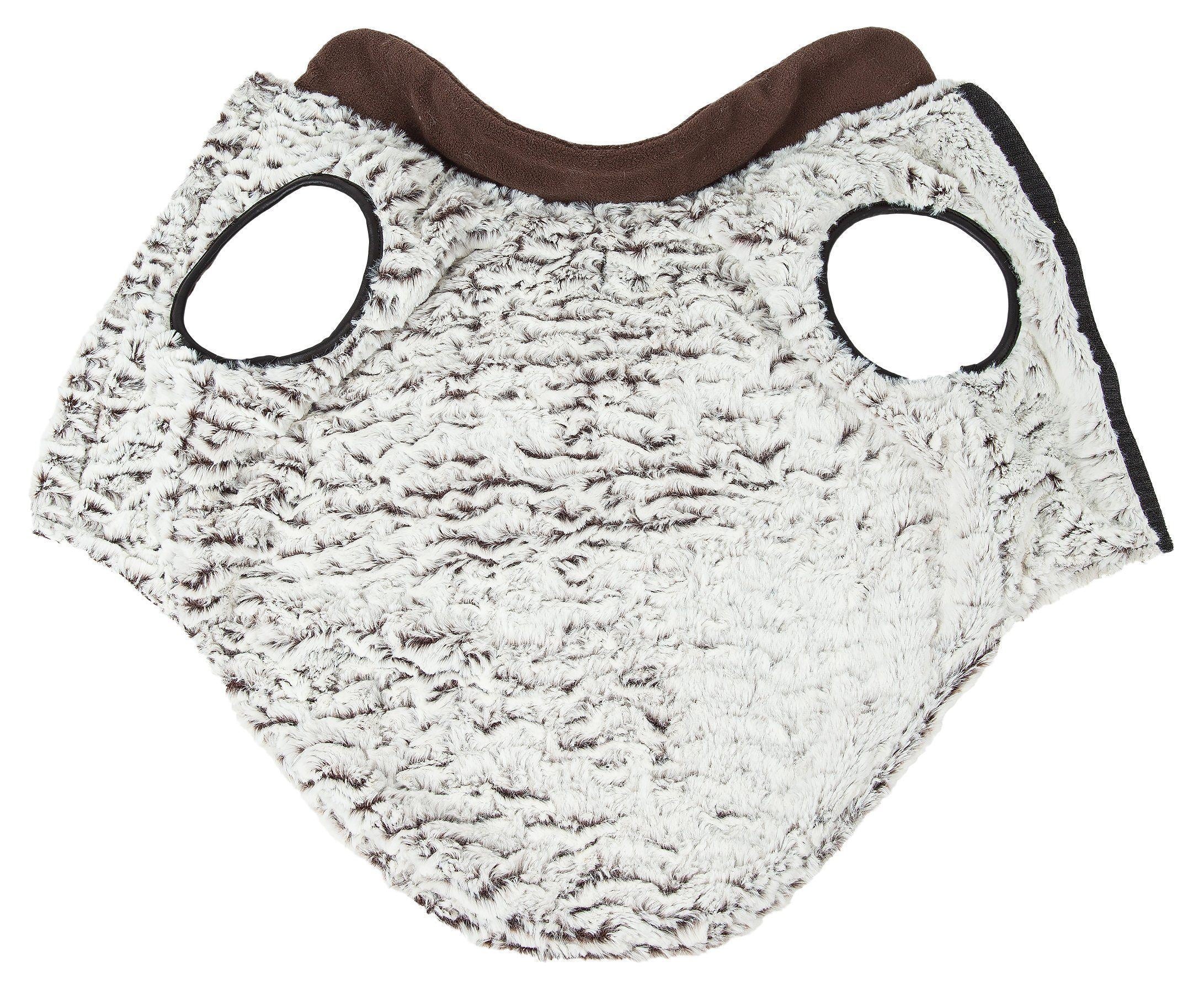Pet Life ® Luxe 'Purrlage' Pelage Designer Fashion Fur Dog Coat - BIG FRENCHIES