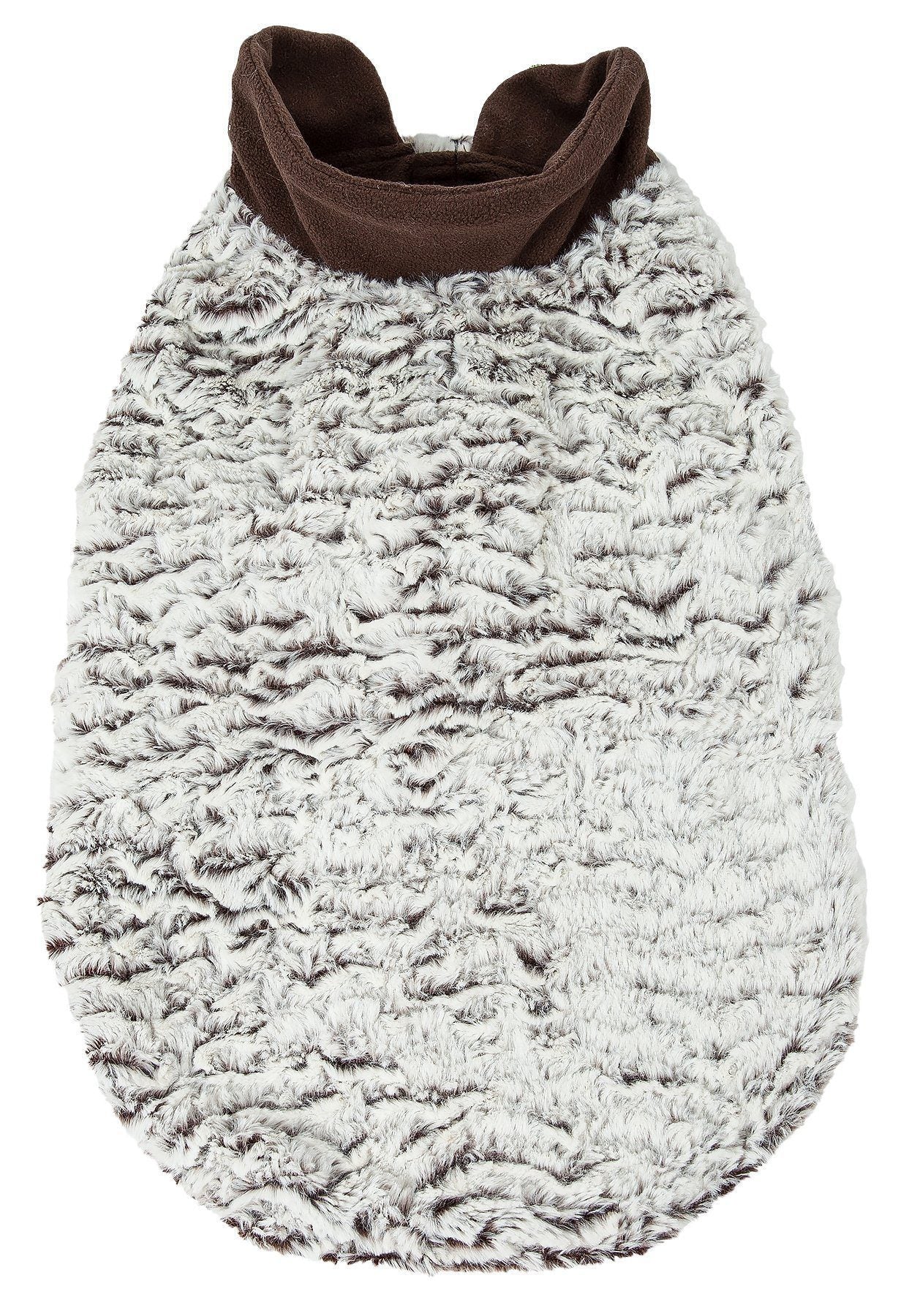 Pet Life ® Luxe 'Purrlage' Pelage Designer Fashion Fur Dog Coat - BIG FRENCHIES