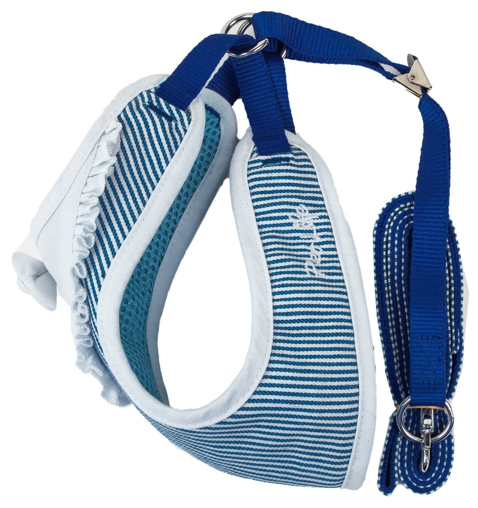 Pet Life ® Luxe 'Spawling' 2-In-1 Adjustable Fashion Dog Harness and Leash - BIG FRENCHIES
