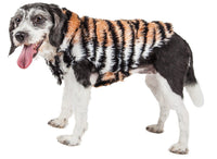 Pet Life ® Luxe 'Tigerbone' Tiger-Patterned Mink Fashion Fur Dog Jacket - BIG FRENCHIES