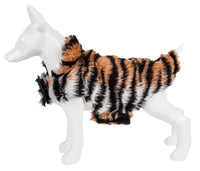 Pet Life ® Luxe 'Tigerbone' Tiger-Patterned Mink Fashion Fur Dog Jacket - BIG FRENCHIES