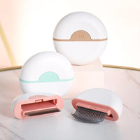Pet Life ® 'LYNX' 2-in-1 Travel Connecting Grooming Pet Comb and Deshedder - BIG FRENCHIES