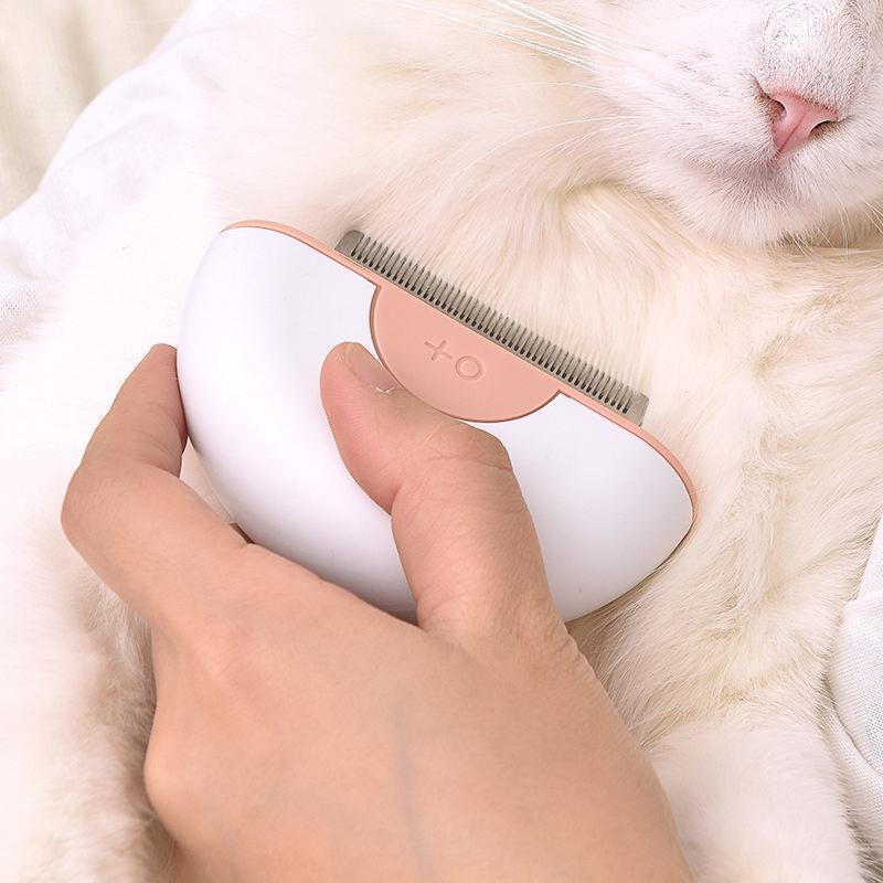 Pet Life ® 'LYNX' 2-in-1 Travel Connecting Grooming Pet Comb and Deshedder - BIG FRENCHIES