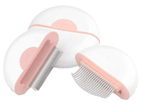 Pet Life ® 'LYNX' 2-in-1 Travel Connecting Grooming Pet Comb and Deshedder - BIG FRENCHIES