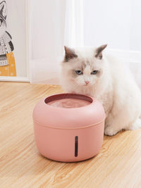 Pet Life ® 'Moda-Pure' Ultra-Quite Filtered Dog and Cat Fountain Waterer - BIG FRENCHIES