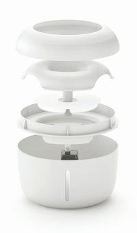 Pet Life ® 'Moda-Pure' Ultra-Quite Filtered Dog and Cat Fountain Waterer - BIG FRENCHIES