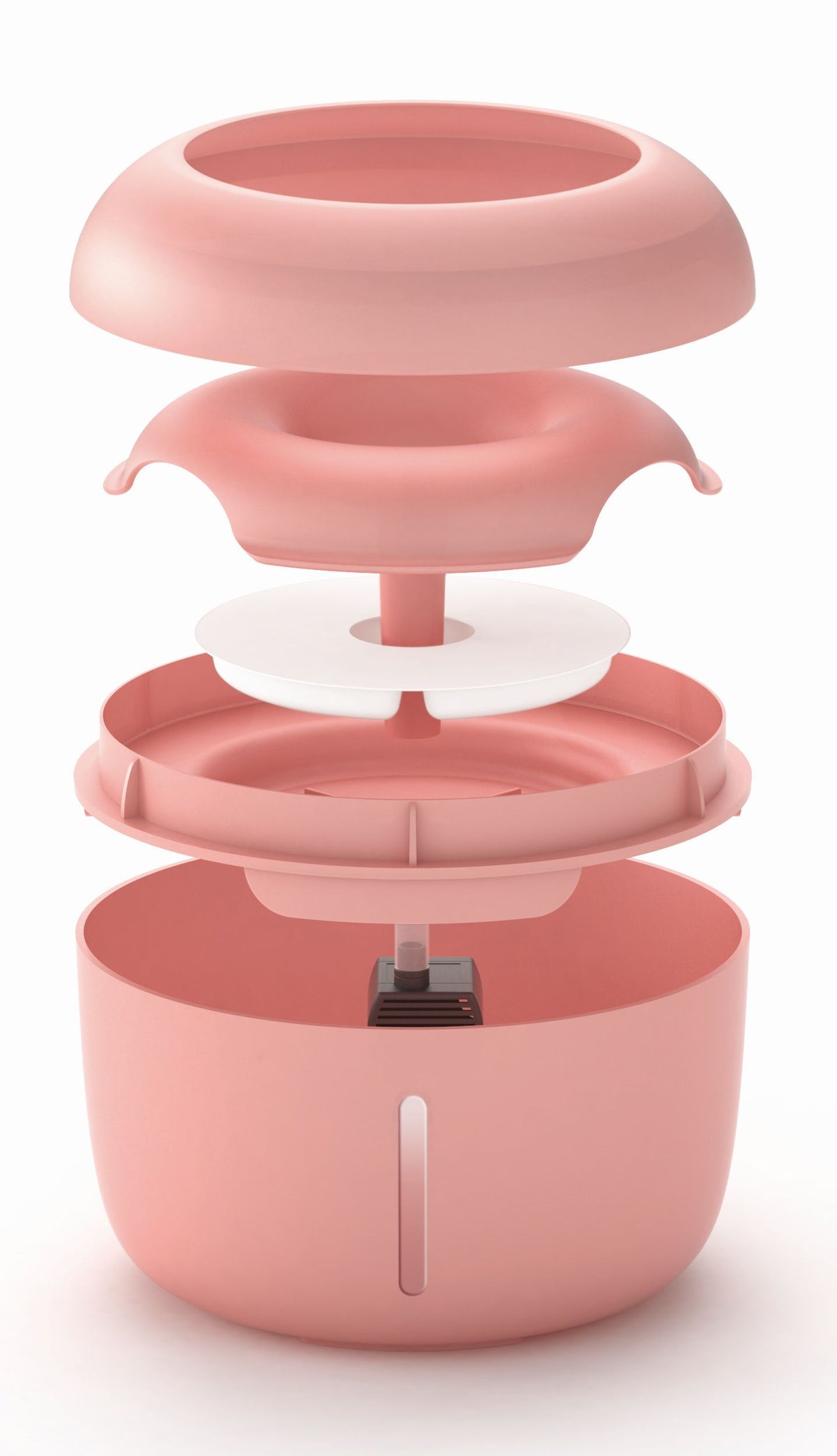 Pet Life ® 'Moda-Pure' Ultra-Quite Filtered Dog and Cat Fountain Waterer - BIG FRENCHIES