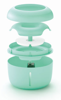 Pet Life ® 'Moda-Pure' Ultra-Quite Filtered Dog and Cat Fountain Waterer - BIG FRENCHIES