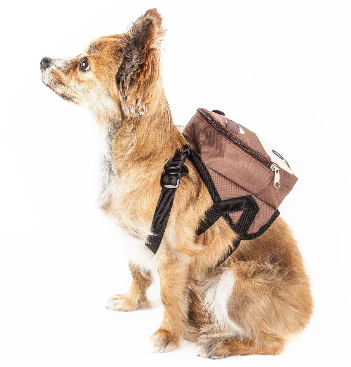 Pet Life ® 'Mooltese' Large-Pocketed Animated Fashion Dog Harness Backpack - BIG FRENCHIES