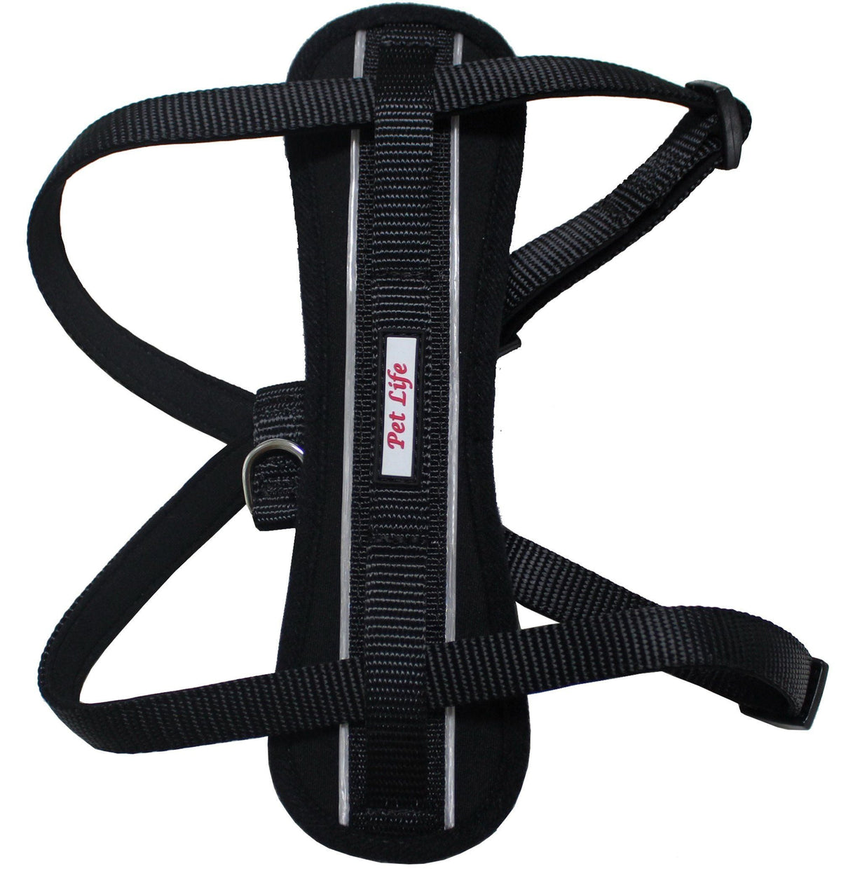 Pet Life ® 'Mountaineer' Chest Compressive Adjustable and Reflective Easy Pull Pet Dog Harness - BIG FRENCHIES
