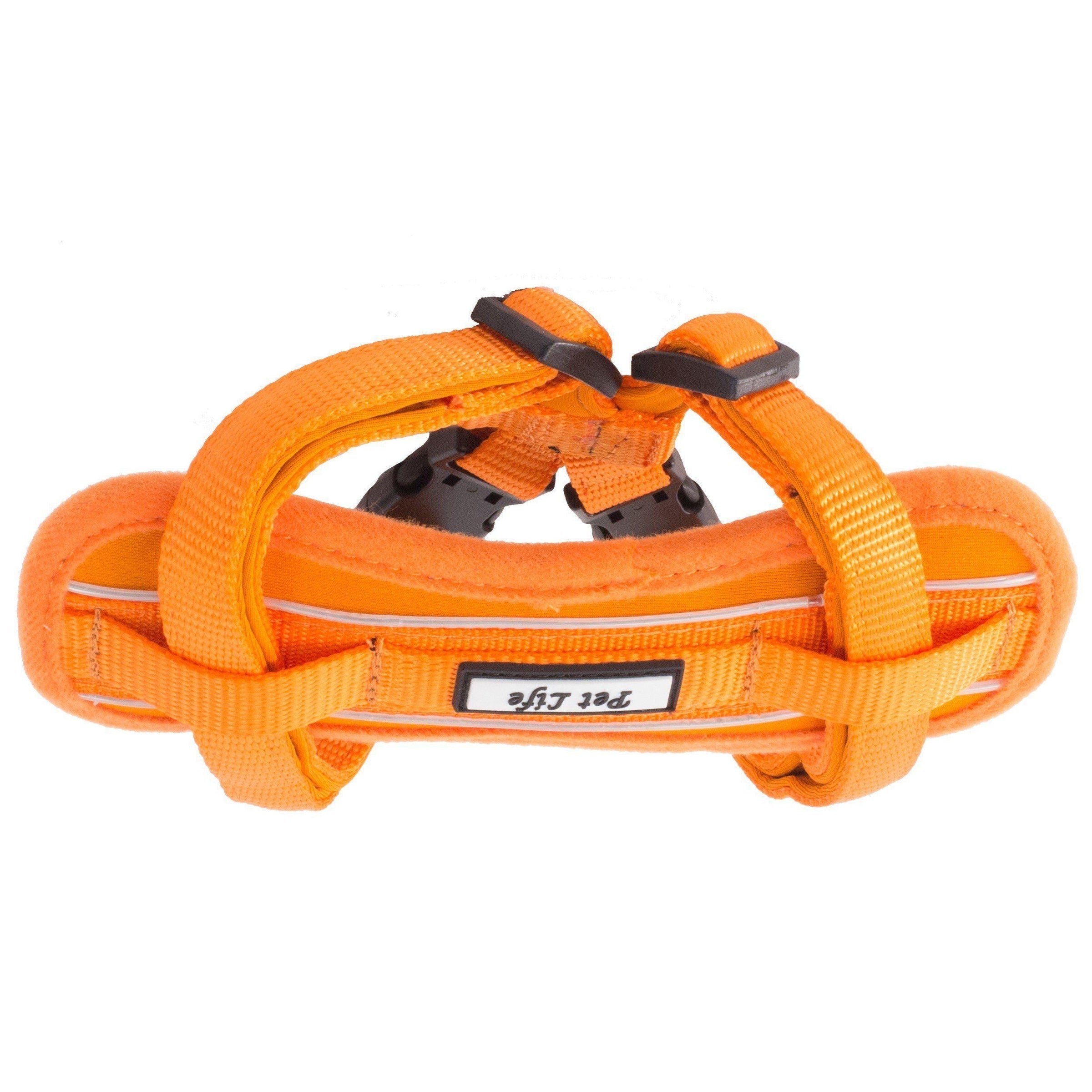 Pet Life ® 'Mountaineer' Chest Compressive Adjustable and Reflective Easy Pull Pet Dog Harness - BIG FRENCHIES