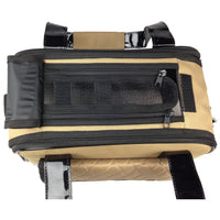 Pet Life ® Mystique Airline Approved Fashion Designer Travel Pet Dog Carrier w/ Pouch - BIG FRENCHIES