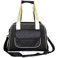 Pet Life ® Mystique Airline Approved Fashion Designer Travel Pet Dog Carrier w/ Pouch - BIG FRENCHIES