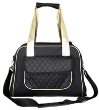 Pet Life ® Mystique Airline Approved Fashion Designer Travel Pet Dog Carrier w/ Pouch - BIG FRENCHIES