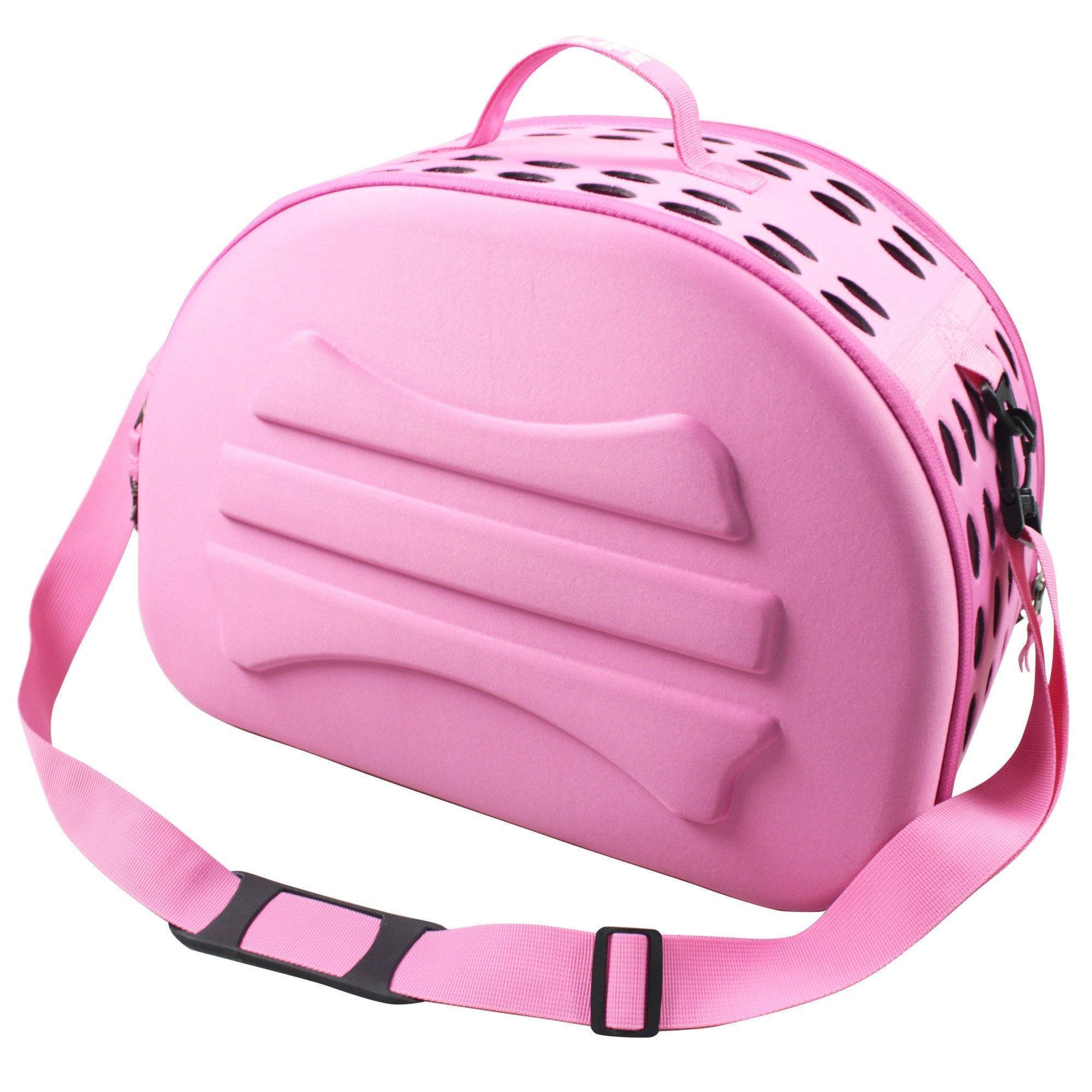 Pet Life ® 'Narrow Shelled' Lightweight Collapsible Military Grade Fashion Designer Travel Pet Dog Carrier Crate - BIG FRENCHIES