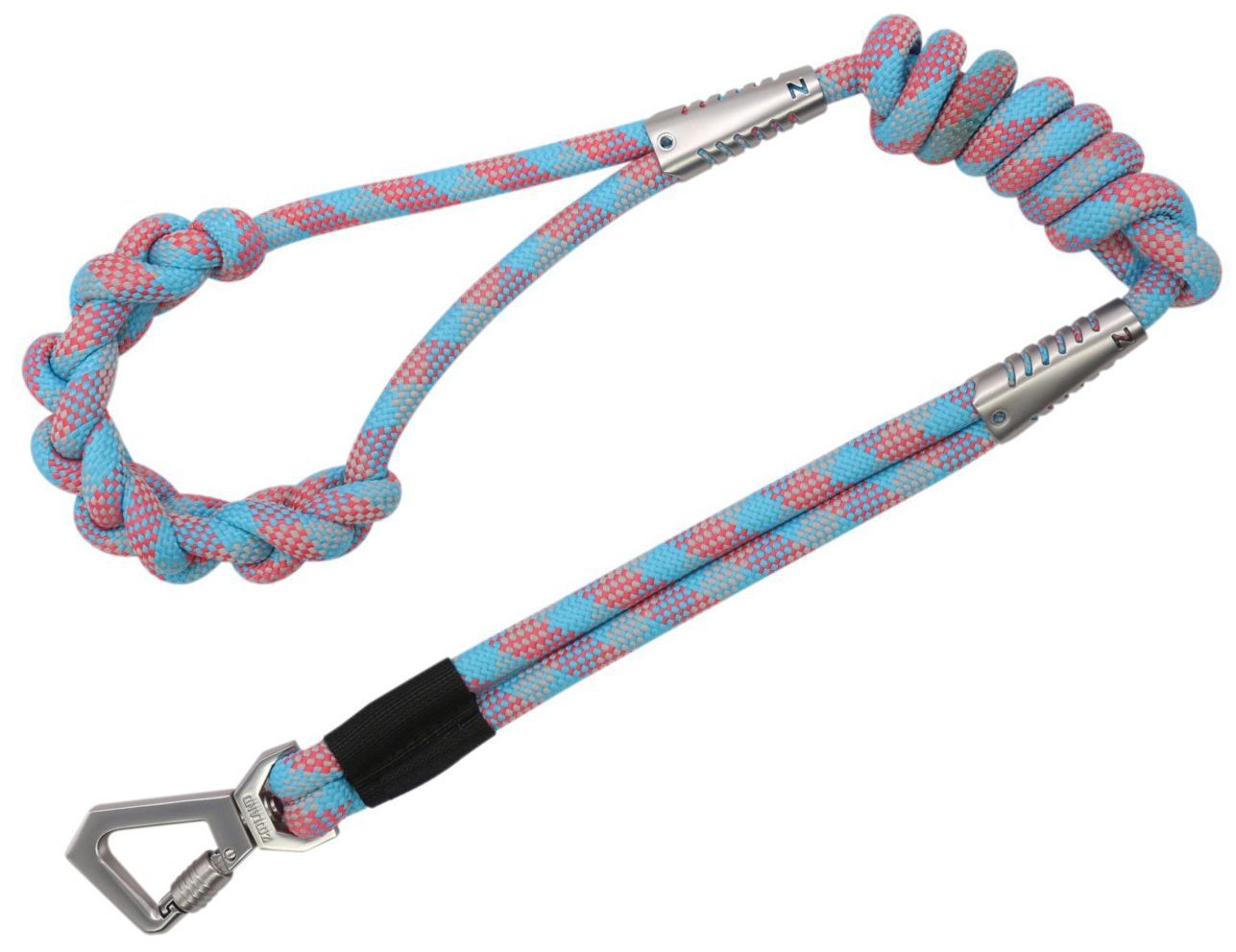Pet Life ® 'Neo-Craft' Handmade One-Piece Knot-Gripped Training Dog Leash - BIG FRENCHIES
