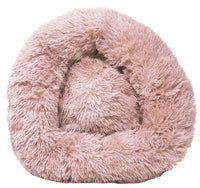 Pet Life ® 'Nestler' High-Grade Plush and Soft Rounded Pet Bed - BIG FRENCHIES