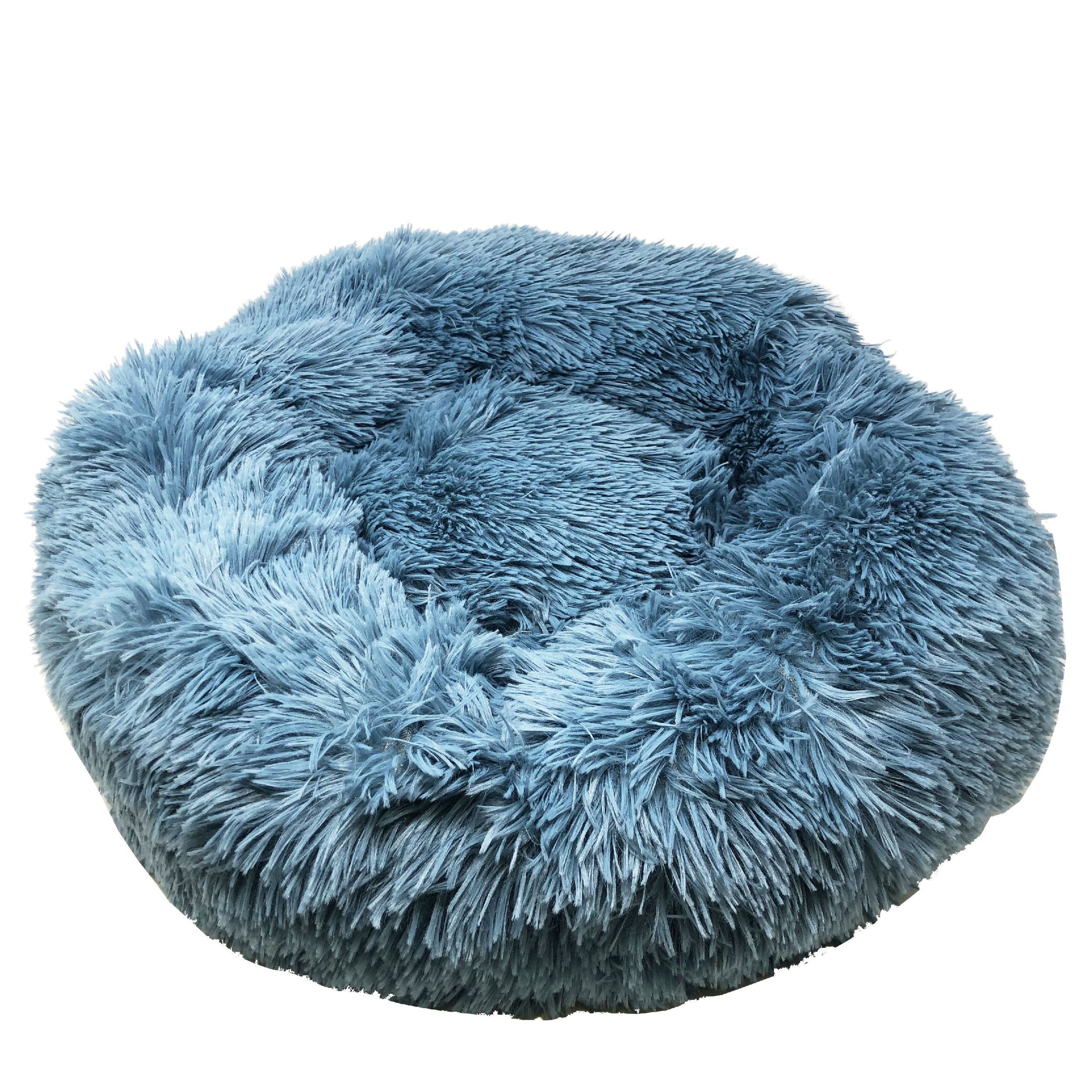 Pet Life ® 'Nestler' High-Grade Plush and Soft Rounded Pet Bed - BIG FRENCHIES