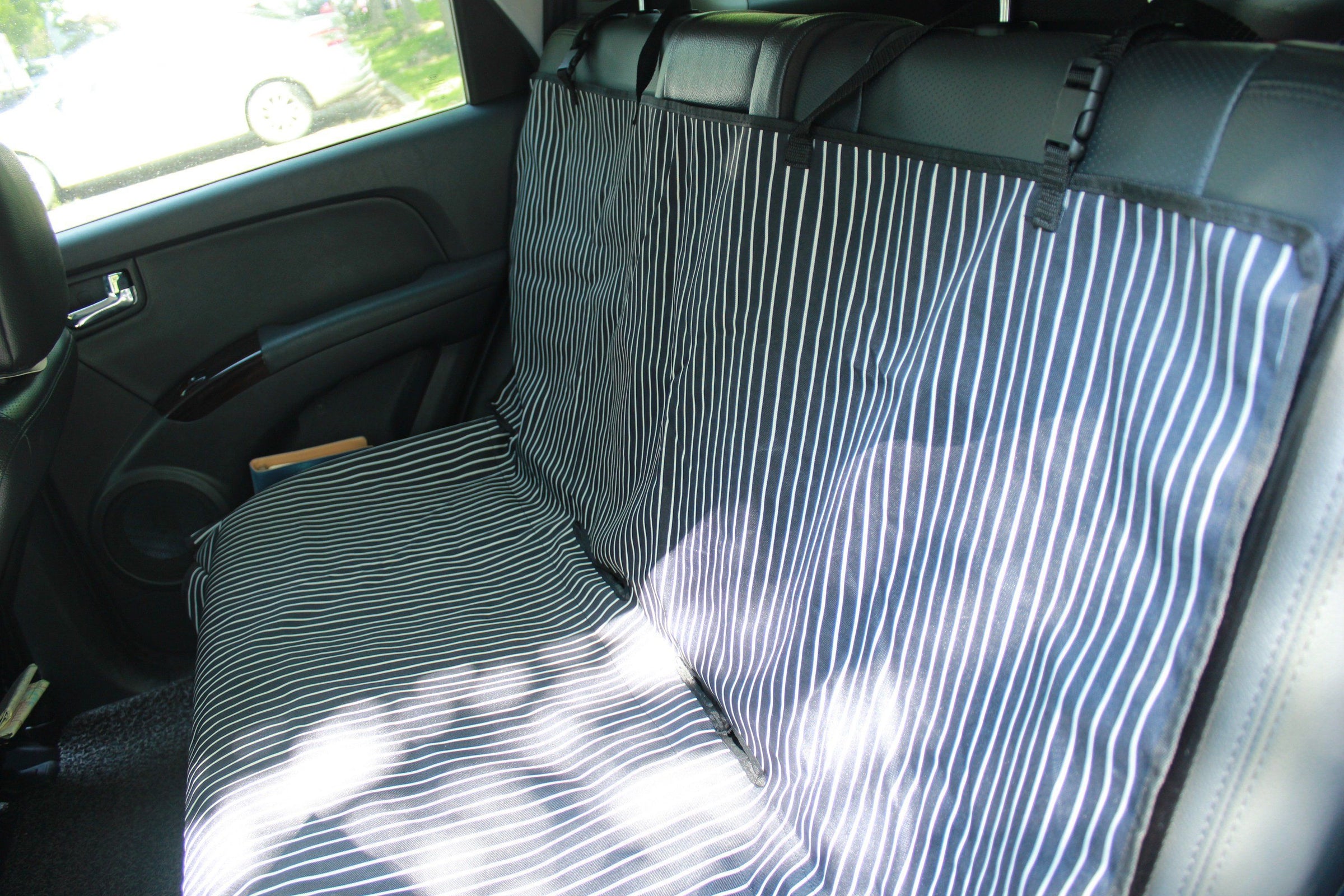 Pet Life ® 'Open Road' Full Back Seat Safety Child Pet Cat Dog Car Seat Carseat Cover Protector - BIG FRENCHIES