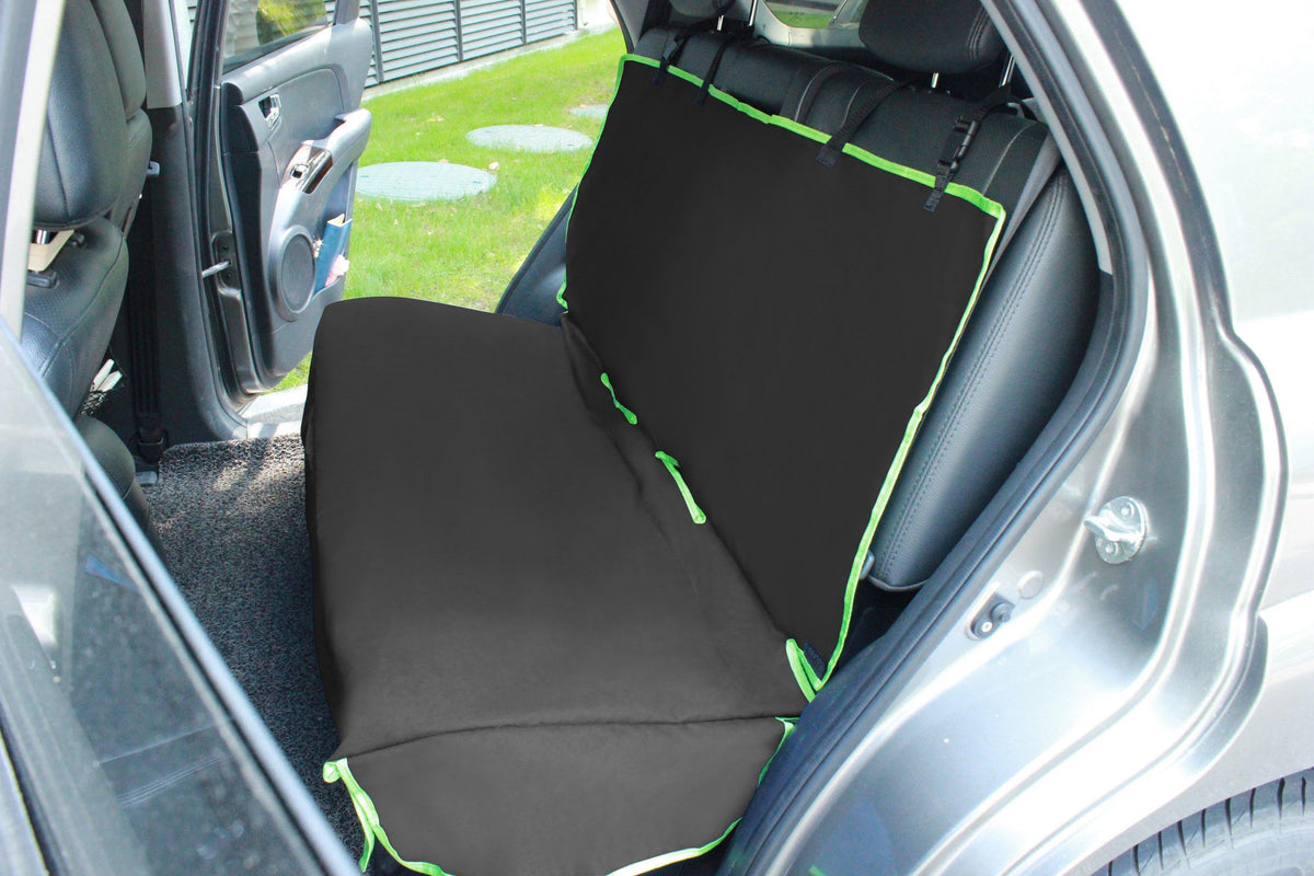Pet Life ® 'Open Road' Full Back Seat Safety Child Pet Cat Dog Car Seat Carseat Cover Protector - BIG FRENCHIES