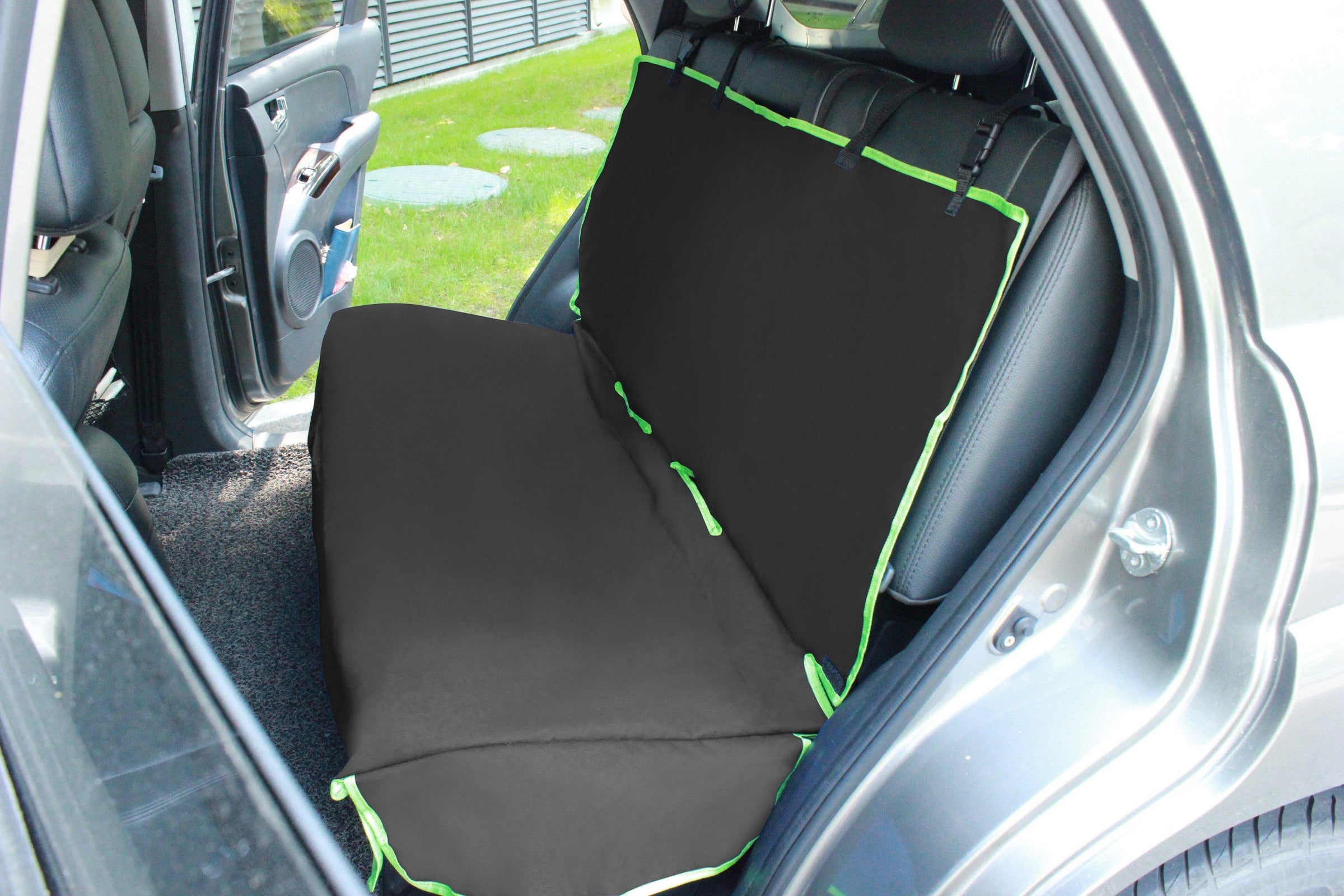 Pet Life ® 'Open Road' Full Back Seat Safety Child Pet Cat Dog Car Seat Carseat Cover Protector - BIG FRENCHIES