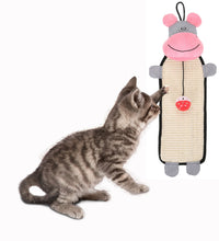 Pet Life ® 'Paw-Pleasant' Hanging Sisal & Jute Carpet Kitty Cat Scratcher with Toy - BIG FRENCHIES