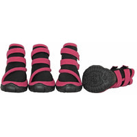 Pet Life ® 'Performance-Coned' Premium Stretch High Ankle Support Dog Shoes - Set Of 4 - BIG FRENCHIES