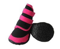 Pet Life ® 'Performance-Coned' Premium Stretch High Ankle Support Dog Shoes - Set Of 4 - BIG FRENCHIES