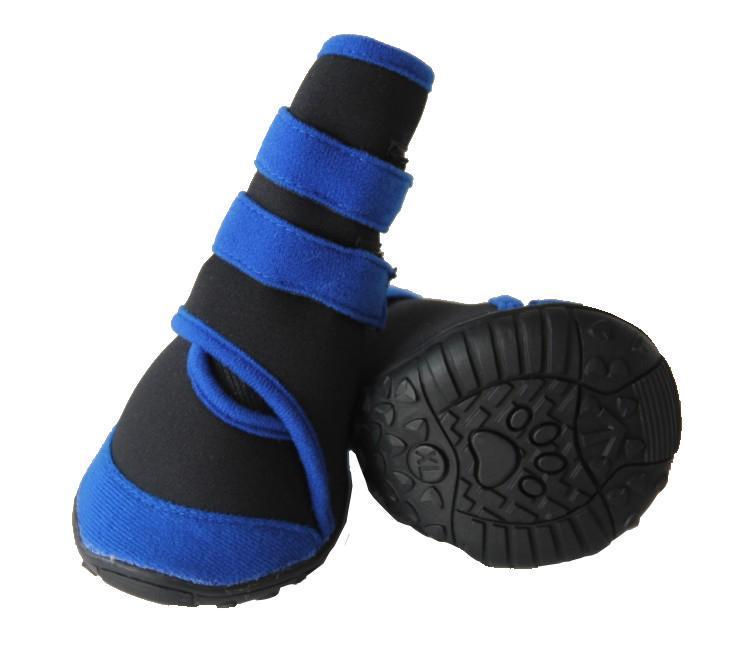 Pet Life ® 'Performance-Coned' Premium Stretch High Ankle Support Dog Shoes - Set Of 4 - BIG FRENCHIES