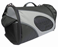 Pet Life ® 'Phenom-Air' Airline Approved Collapsible Fashion Designer Pet Dog Carrier - BIG FRENCHIES